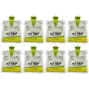 RESCUE! Outdoor Disposable Hanging Fly Trap 8 Pack